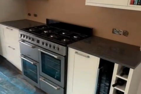 Kitchen Bonded Plastered Bilton Harrogate