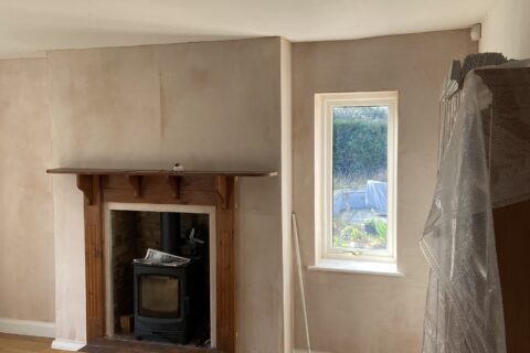 Living Room Plastering in Pateley Bridge